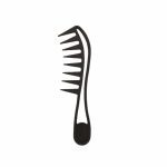 شانه مو کد Sr بسته 4 عددی (رنگ مشکی) - Image 2